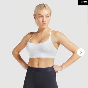 **SOLD** NWT Small Gymshark Focus Bralette White